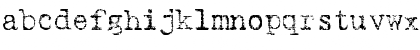 Download Typewriter2 Regular Font Lowercase Preview