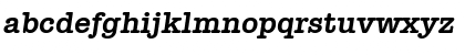 Download TypewriterSerial BoldItalic Font Lowercase Preview
