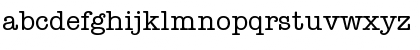 Download TypewriterSerial Regular Font Lowercase Preview