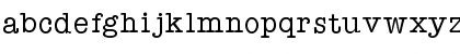 Download TypeWriterTwo Regular Font Lowercase Preview
