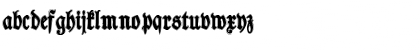 Download TypographerFraktur Contour Regular Font Lowercase Preview