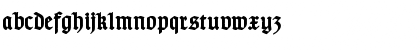 Download TypographerGotisch D Bold Font Lowercase Preview