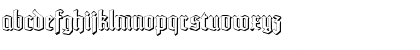 Download TypographerTextur Schatten Regular Font Lowercase Preview