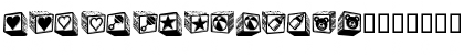 Download BabyBlockDingBats Regular Font Lowercase Preview