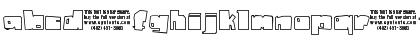 Download Badger Fatboy UNPAID DEMO Font Lowercase Preview