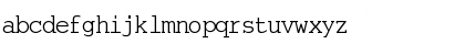 Download CurierCnd Becker Normal Font Lowercase Preview