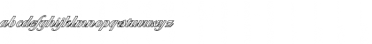 Download BallantinesOutline-Medium Regular Font Lowercase Preview