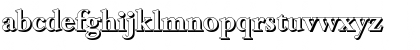 Download BambergShadow Bold Font Lowercase Preview