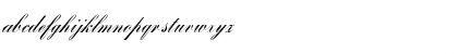 Download Bank Script D Regular Font Lowercase Preview