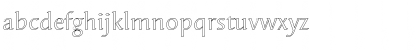Download BarbedorTRegOu1 Regular Font Lowercase Preview