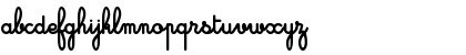 Download Cursive standard Regular Font Lowercase Preview