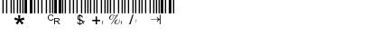 Download Barcode 3 of 9 Regular Font Lowercase Preview