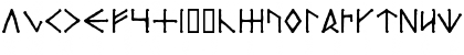 Download Barddas Runes Regular Font Lowercase Preview