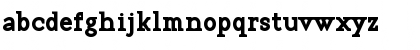Download BaseTwelveSerif, Bold Regular Font Lowercase Preview