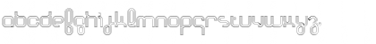 Download BasixDouble Outline Regular Font Lowercase Preview