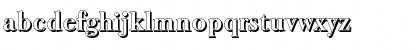 Download BaskerOldShadow Bold Font Lowercase Preview