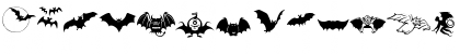 Download Bats-Symbols Regular Font Lowercase Preview