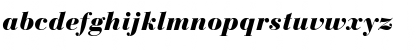 Download BauerBodoni LT Black Italic Font Lowercase Preview