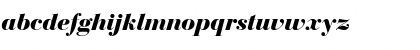 Download BauerBodni Blk BT Black Italic Font Lowercase Preview