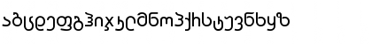 Download Bauhaus Georgian Thin A Font Lowercase Preview