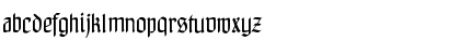 Download BayreuthFraktur Regular Font Lowercase Preview