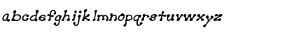Download CutiesHand Bold Italic Font Lowercase Preview