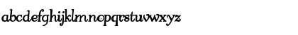 Download BearlyThinking Regular Font Lowercase Preview