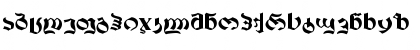 Download Becker Georgian Regular Font Lowercase Preview