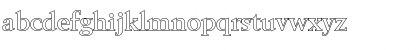 Download BelfastOutline-Medium Regular Font Lowercase Preview