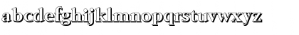 Download BelfastShadow Bold Font Lowercase Preview