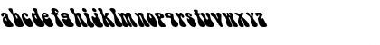 Download Bell Bottom Extreme Lefty Regular Font Lowercase Preview