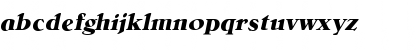 Download BelliniBoldItalic Regular Font Lowercase Preview