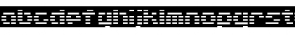 Download D3 DigiBitMapism type C Regular Font Lowercase Preview