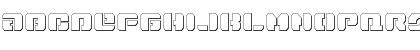Download Dan Stargate Outline Regular Font Lowercase Preview