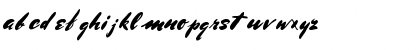 Download DanceOfTheBrush11 Regular Font Lowercase Preview