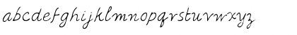 Download DarlenesHand Regular Font Lowercase Preview