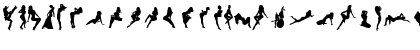 Download Darrians Sexy Silouettes Regular Font Lowercase Preview