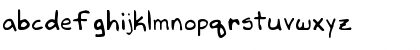 Download DaveType Handwriting Font Lowercase Preview
