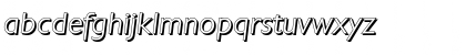 Download DavidBeckerShadow-Light Italic Font Lowercase Preview
