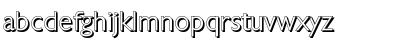 Download DavidBeckerShadow-Light Regular Font Lowercase Preview