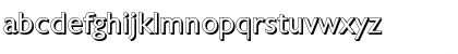Download DavidBeckerShadow Regular Font Lowercase Preview
