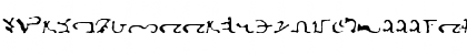 Download DEEnochian DEEnochScript Font Lowercase Preview