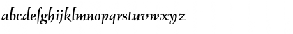 Download DelphinIIA RomanItalic Font Lowercase Preview