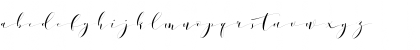 Download Donita Handscript Demo Regular Font Lowercase Preview