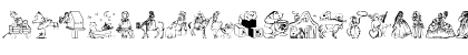 Download DingDelights Regular Font Lowercase Preview