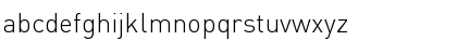 Download DINLight Regular Font Lowercase Preview