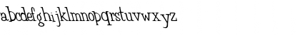 Download DisCardedWriting85 Regular Font Lowercase Preview