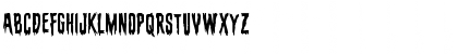 Download Eva Fangoria Staggered Regular Font Lowercase Preview
