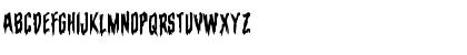 Download Eva Fangoria Warped Regular Font Lowercase Preview
