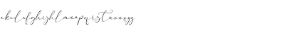 Download Everything Calligraphy Regular Font Lowercase Preview